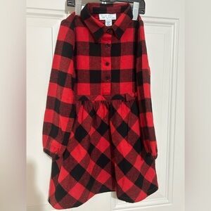 Wurl Red and Black Plaid Fabric